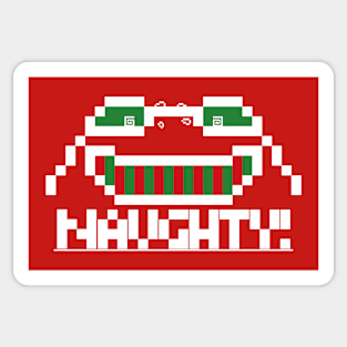 Coal Monster Ugly Christmas Sweater Design Sticker